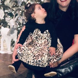 Fancy leopard party dress